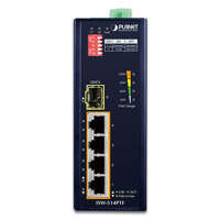 Schalter Planet ISW-514PTF 4x 100Mb 1x 100Mbps SFP 120 W PoE+