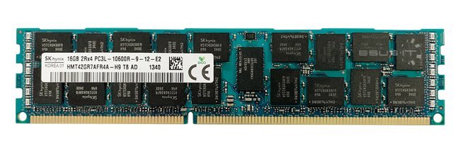 Arbeitspeicher 1x 16GB Hynix ECC REGISTERED DDR3  1333MHz PC3-10600 RDIMM | HMT42GR7AFR4A-H9