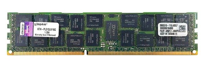 Arbeitspeicher 1x 16GB Kingston ECC REGISTERED DDR3  1333MHz PC3-10600 RDIMM | KTH-PL313LV/16G