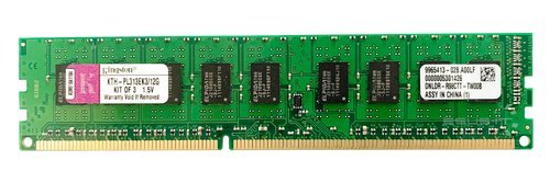 Arbeitspeicher 1x 4GB Kingston ECC UNBUFFERED DDR3  1333MHz PC3-10600 UDIMM | 9965413-028.A00LF