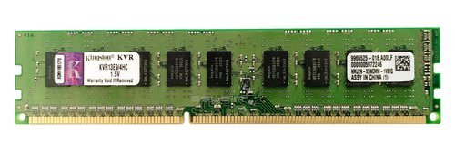 Arbeitspeicher 1x 4GB Kingston ECC UNBUFFERED DDR3  1333MHz PC3-10600 UDIMM | KVR13E9/4HC