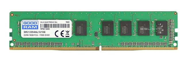 Arbeitspeicher 1x 8GB GoodRAM ECC UNBUFFERED DDR4 2Rx8 2133MHz PC4-17000 UDIMM | W-MEM2133D48G