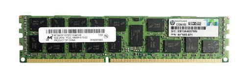 Arbeitspeicher 1x 8GB Micron ECC REGISTERED DDR3  1333MHz PC3-10600 RDIMM | MT36KSF1G72PZ-1G4