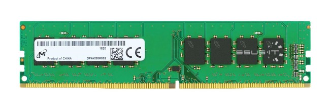 Arbeitspeicher 1x 8GB Micron NON-ECC UNBUFFERED DDR4 2133MHz PC4-17000 UDIMM | MTA16ATF1G64AZ-2G1