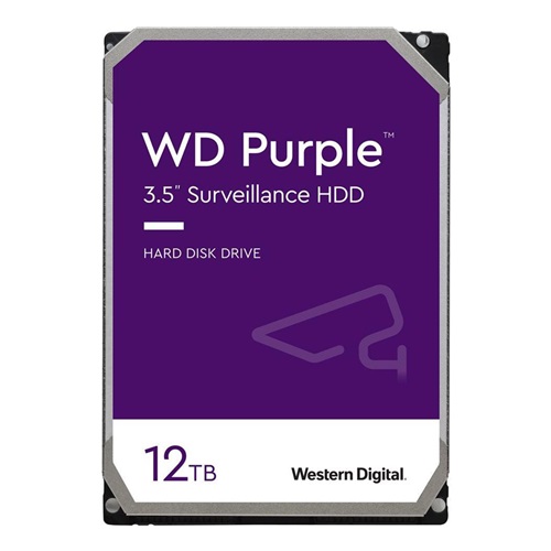 Festplatte Western Digital PURPLE 3.5'' HDD 12TB 7200RPM SATA 6Gb/s 256MB | WD121PURZ