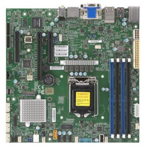 Hauptplatine Supermicro X11SCZ-F LGA1151 uATX | MBD-X11SCZ-F-B