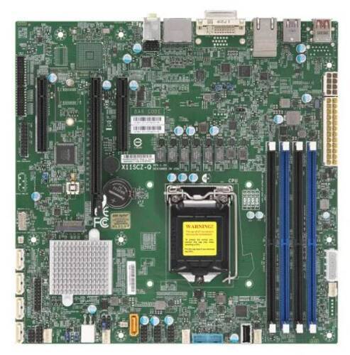 Hauptplatine Supermicro X11SCZ-Q LGA1151 uATX | MBD-X11SCZ-Q-O