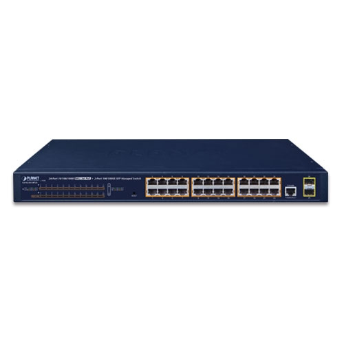 Schalter Planet GS-4210-24P2S 24x 1Gb 2x SFP 300 W PoE+