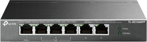 Schalter TP-LINK TL-SG1006PP 6x 1Gb 64 W PoE+ / PoE++