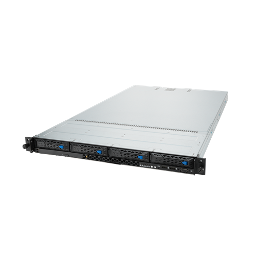 Serverplattform ASUS 1U RS700A-E11-RS4U/10G/1.6KW/4NVMe/OCP 90SF01E2-M00800 AMD x 2 DDR4 x 32 6 x 3.5" SATA/PCIe PSU 1+1