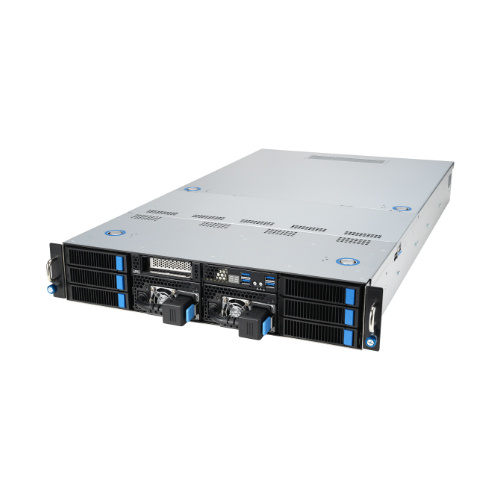 Serverplattform ASUS 2U ESC4000-E11-SKU1/1G/2.6KW(1+1)/4NVMe 90SF02L1-M000T0 Intel x 2 DDR5 x 16 7 x 2.5" SATA/SAS/NVME PSU 1+1