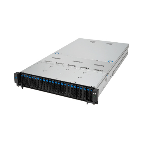 Serverplattform ASUS 2U RS720A-E12-RS12/10G/2.6kW/8NVMe/RH 90SF02E1-M00680 AMD x 2 DDR5 x 24 12 x 2.5" SATA/SAS/NVME PSU 1+1