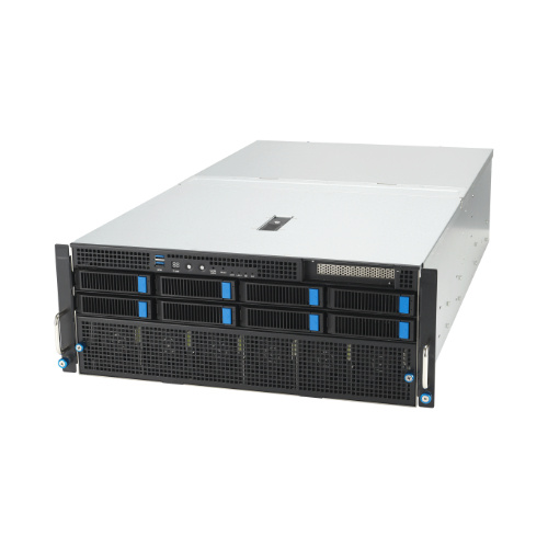 Serverplattform ASUS 4U ESC8000-E11-SKU1/10G/3KW(2+2)/3PCIe 90SF02I1-M003D0 Intel x 2 DDR5 x 32 9 x 2.5" SATA/SAS PSU 2+2