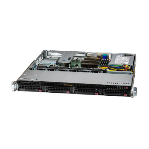 Serverplattform Supermicro 1U 510T-M SYS-510T-M Intel x 1 DDR4 x 4 4 x 3.5" SATA PSU 1