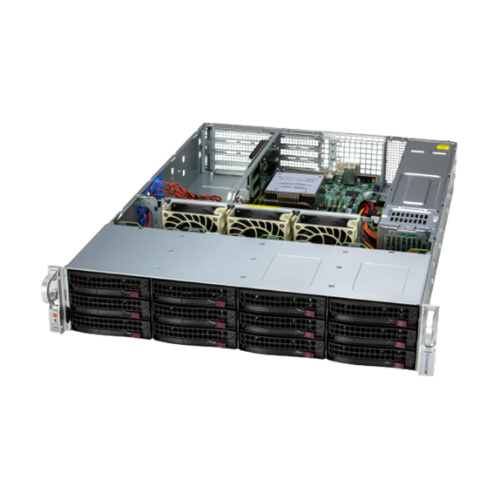 Serverplattform Supermicro 2U 2015SV-WTNRT AS-2015SV-WTNRT AMD x 1 DDR5 x 6 12 x 2.5" SATA PSU 1+1