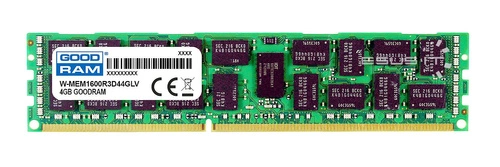 Arbeitspeicher 1x 4GB GoodRAM ECC REGISTERED DDR3 2Rx8 1600MHz PC3-12800 RDIMM | W-MEM1600R3D84GLV